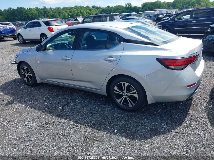 3N1AB8CVXPY248053 2023 Nissan Sentra Sv Xtronic Cvt