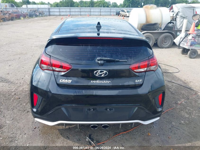 2019 Hyundai Veloster Turbo VIN: KMHTH6ABXKU012298 Lot: 39725310