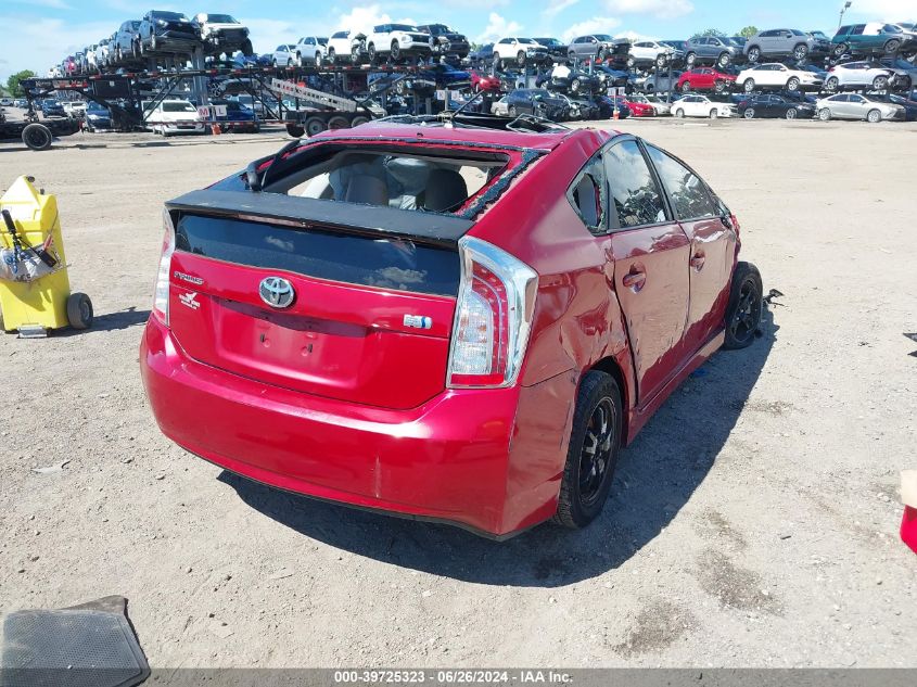 2013 Toyota Prius Three VIN: JTDKN3DU6D1702932 Lot: 39725323