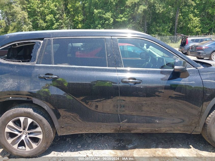 2021 Toyota Highlander Xle VIN: 5TDGZRAH4MS516152 Lot: 39725324