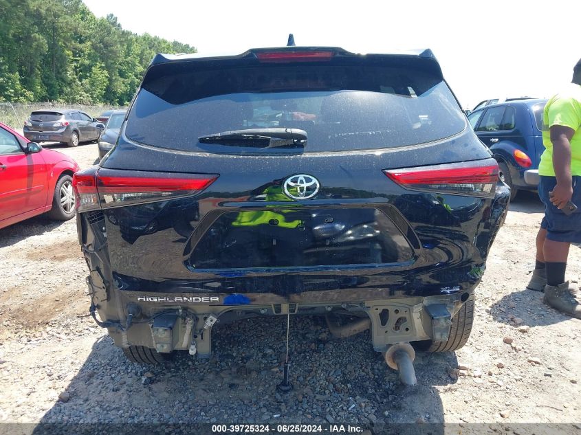 2021 Toyota Highlander Xle VIN: 5TDGZRAH4MS516152 Lot: 39725324