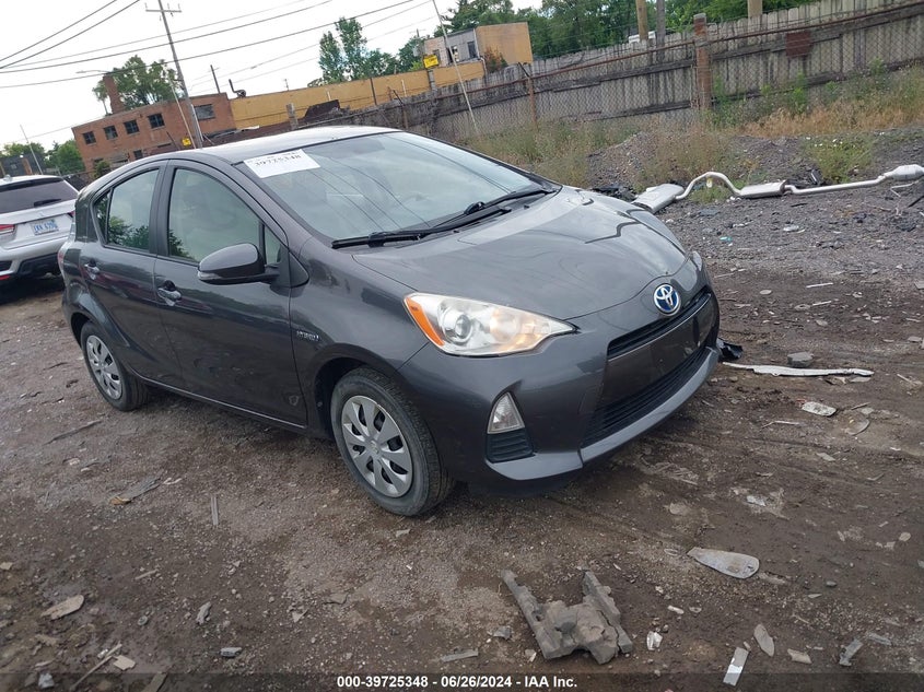 2012 Toyota Prius C One VIN: JTDKDTB30C1011228 Lot: 39725348