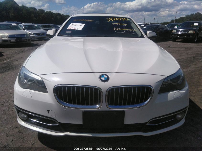 2014 BMW 535I xDrive VIN: WBA5B3C57ED532335 Lot: 39725351