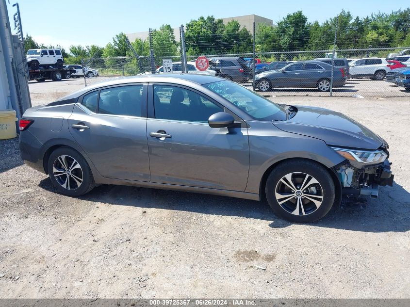 2021 Nissan Sentra Sv VIN: 3N1AB8CV0MY283700 Lot: 39725367