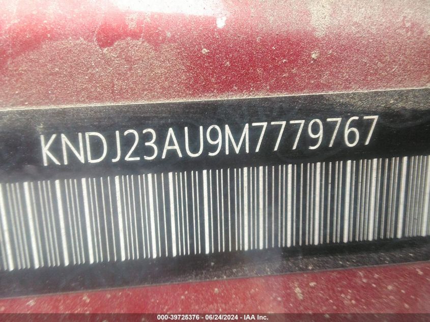 2021 Kia Soul Lx VIN: KNDJ23AU9M7779767 Lot: 39725376