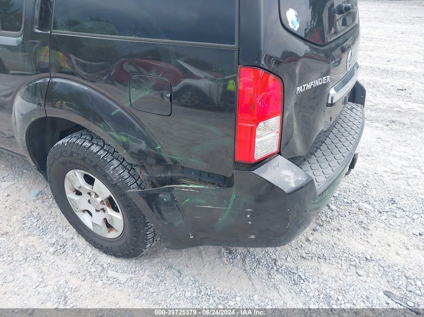 2012 Nissan Pathfinder S VIN: 5N1AR1NNXCC627548 Lot: 39725379