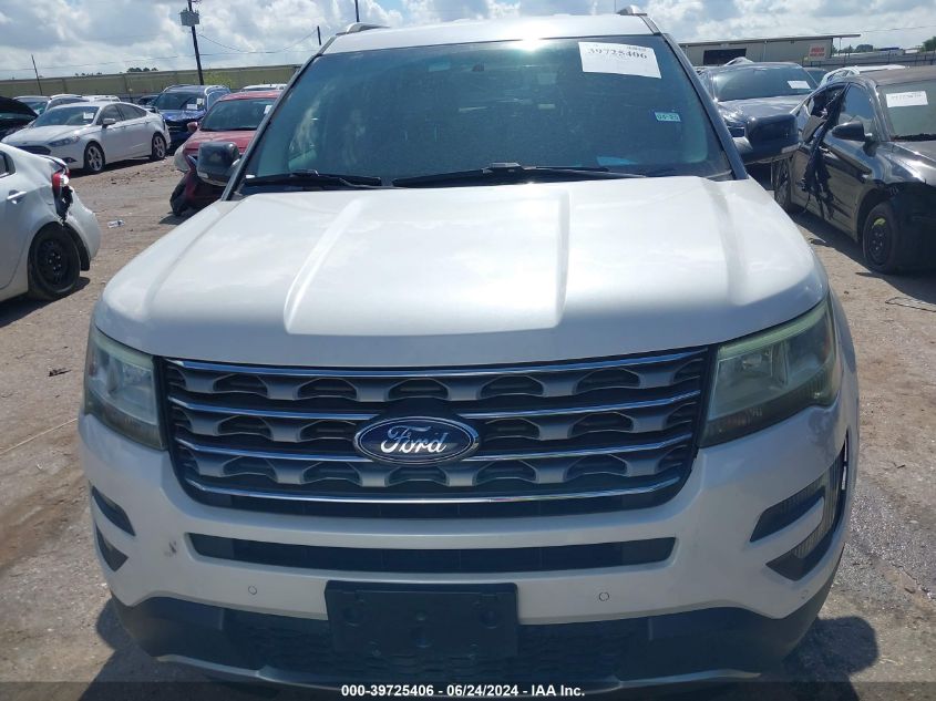2016 Ford Explorer Xlt VIN: 1FM5K7D81GGA09635 Lot: 39725406
