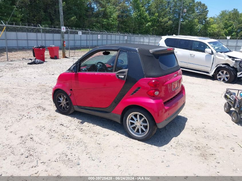 WMEEK31X79K281021 | 2009 SMART FORTWO