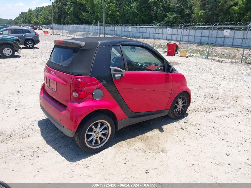 WMEEK31X79K281021 | 2009 SMART FORTWO