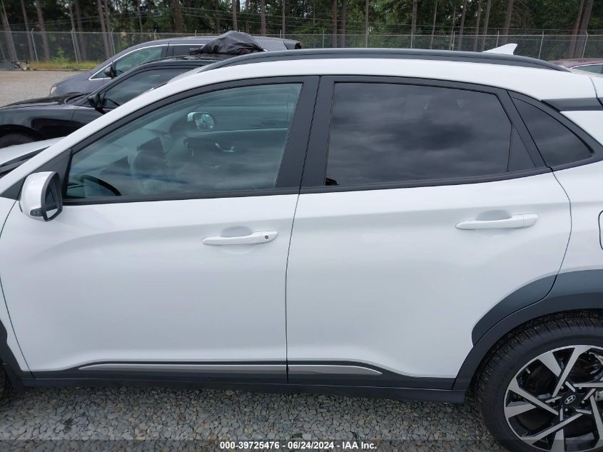 2023 Hyundai Kona Limited VIN: KM8K5CA38PU970598 Lot: 39725476