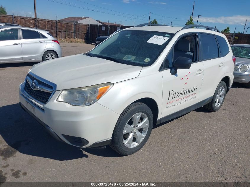 2015 Subaru Forester 2.5I VIN: JF2SJABC8FH452339 Lot: 39725478