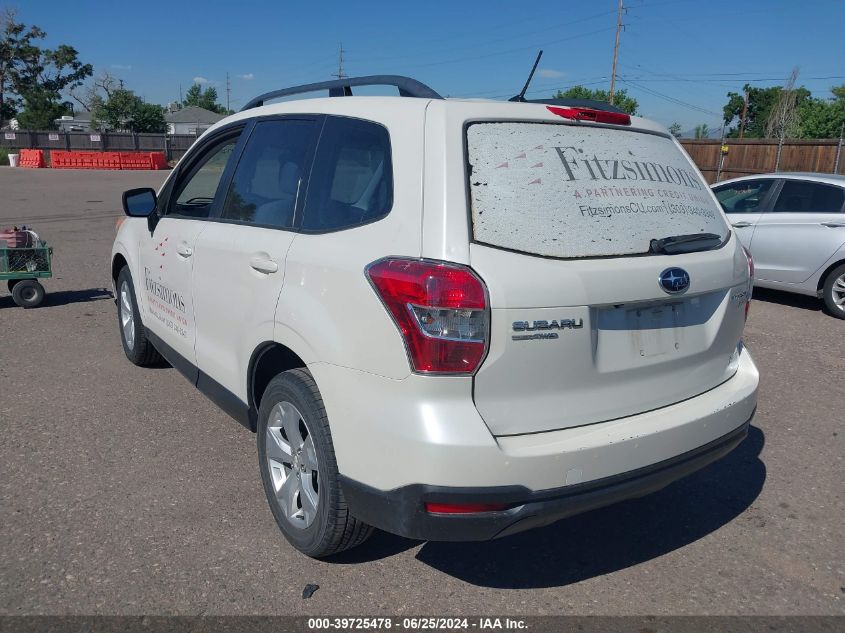 2015 Subaru Forester 2.5I VIN: JF2SJABC8FH452339 Lot: 39725478