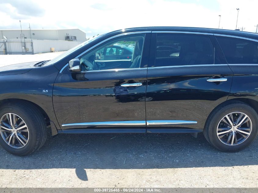 2019 Infiniti Qx60 Pure VIN: 5N1DL0MN0KC529475 Lot: 39725485