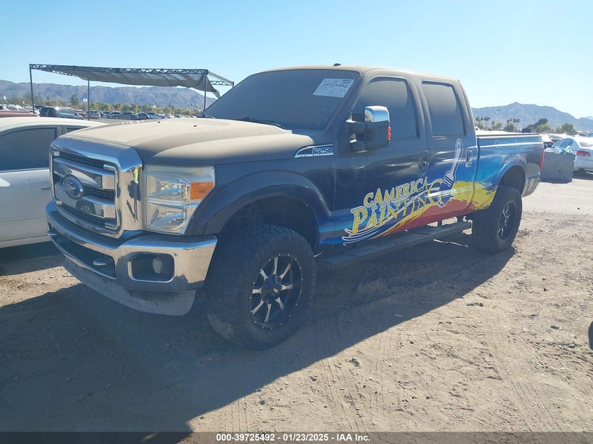 Vin: 1ft7w2btxbec18775, lot: 40212122, ford f-250 lariat 20112