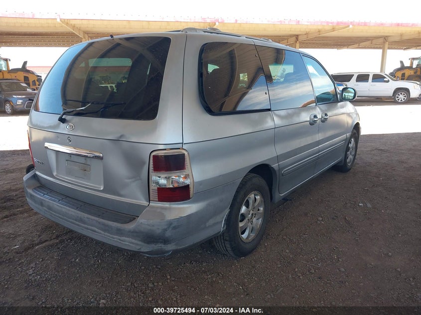 2004 Kia Sedona Ex/Lx VIN: KNDUP131846574162 Lot: 39725494