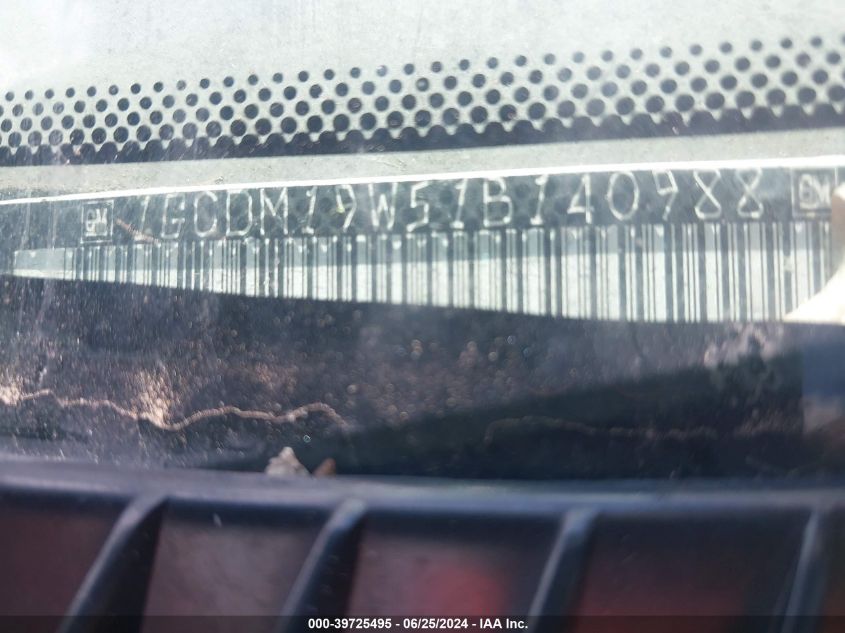 2001 Chevrolet Astro VIN: 1GCDM19W51B140988 Lot: 39725495