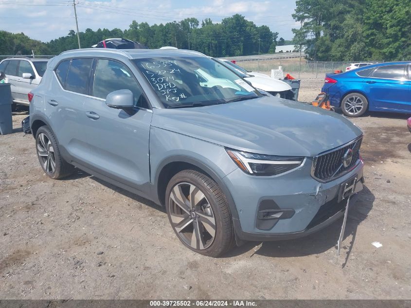 2023 Volvo Xc40 B5 Ultimate Bright Theme VIN: YV4L12UA4P2023074 Lot: 39725502