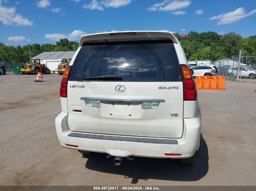 2007 Lexus Gx 470 VIN: JTJBT20X970135235 Lot: 39725517