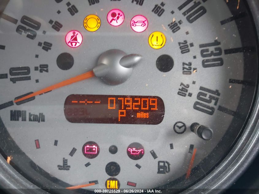 2008 Mini Cooper S VIN: WMWRH33548TL97289 Lot: 39725529