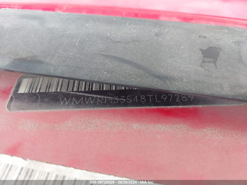 2008 Mini Cooper S VIN: WMWRH33548TL97289 Lot: 39725529