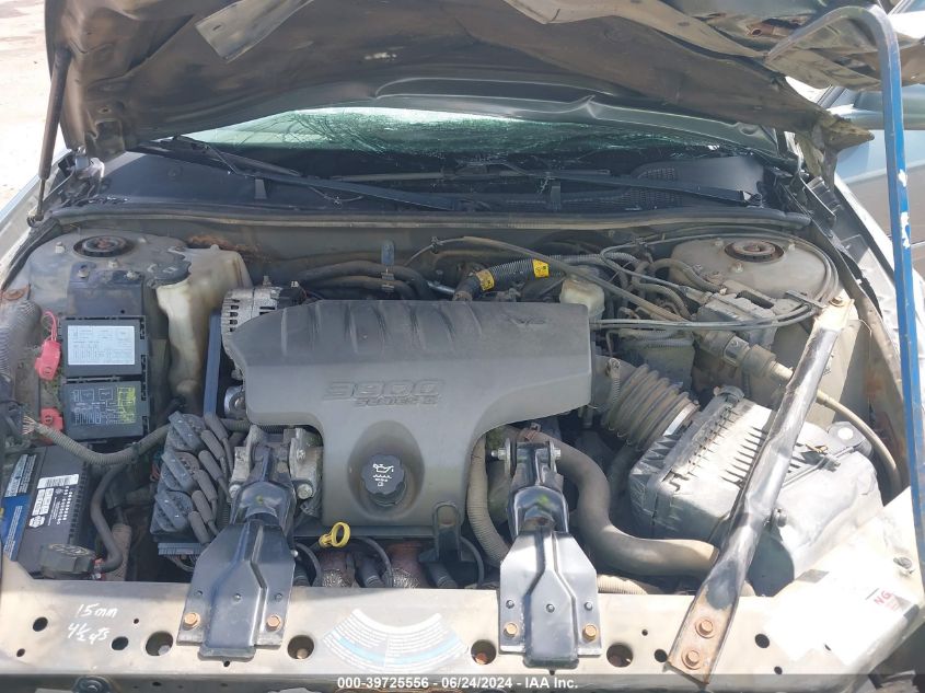 2004 Chevrolet Impala Ls VIN: 2G1WH52K449243698 Lot: 39725556