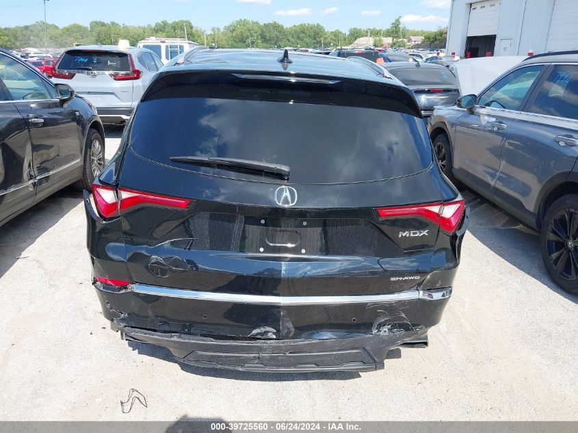 2023 Acura Mdx Advance Package VIN: 5J8YE1H82PL034844 Lot: 39725560