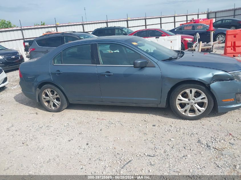 2012 Ford Fusion Se VIN: 3FAHP0HA2CR407355 Lot: 39725569