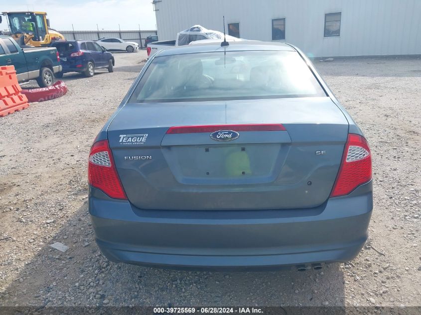 2012 Ford Fusion Se VIN: 3FAHP0HA2CR407355 Lot: 39725569