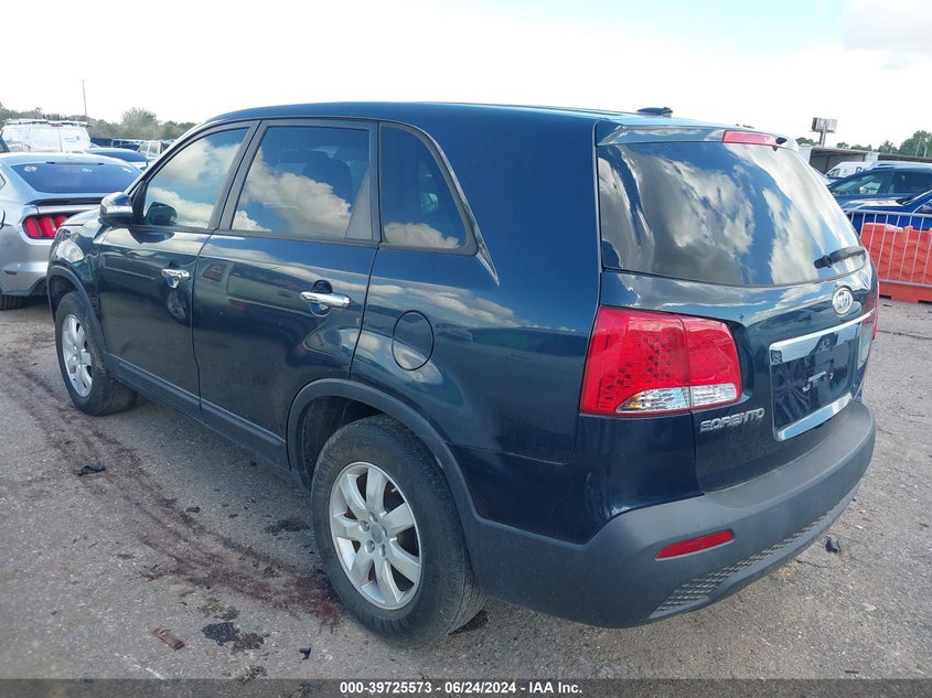 2012 Kia Sorento Lx VIN: 5XYKT3A16CG276609 Lot: 39725573
