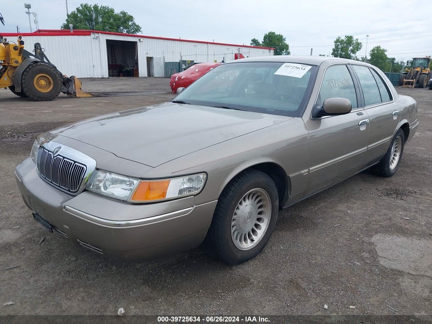 2001 Mercury Grand Marquis Ls VIN: 2MEFM75W21X652480 Lot: 39725634