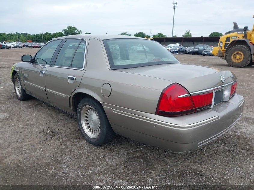 2001 Mercury Grand Marquis Ls VIN: 2MEFM75W21X652480 Lot: 39725634