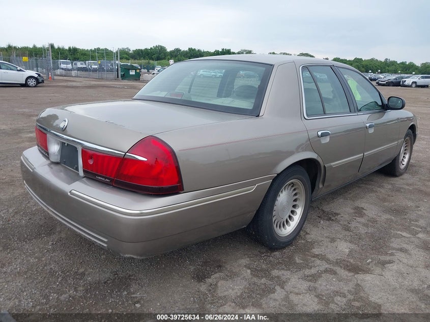 2001 Mercury Grand Marquis Ls VIN: 2MEFM75W21X652480 Lot: 39725634