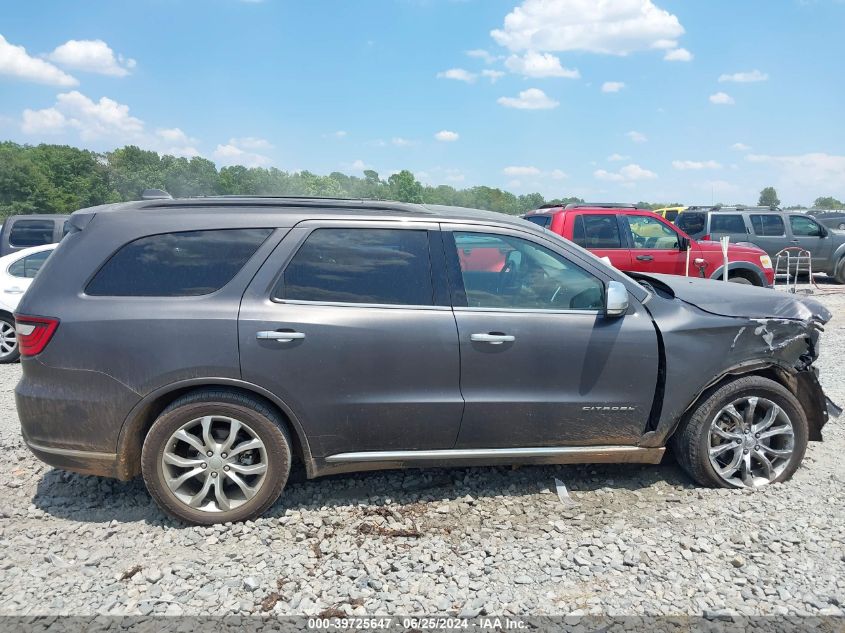 2017 Dodge Durango Citadel Anodized Platinum Rwd VIN: 1C4RDHEG7HC672308 Lot: 39725647