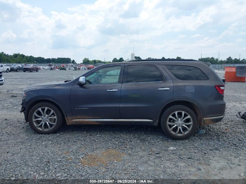 2017 Dodge Durango Citadel Anodized Platinum Rwd VIN: 1C4RDHEG7HC672308 Lot: 39725647