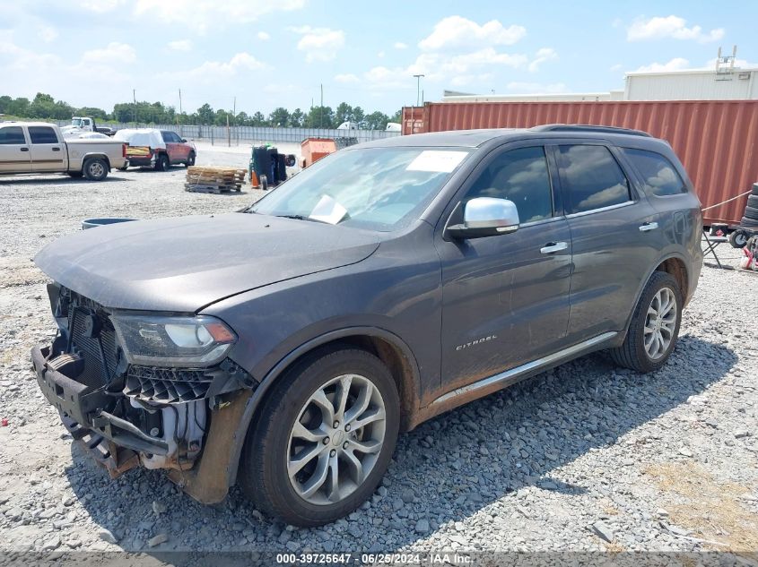 2017 Dodge Durango Citadel Anodized Platinum Rwd VIN: 1C4RDHEG7HC672308 Lot: 39725647