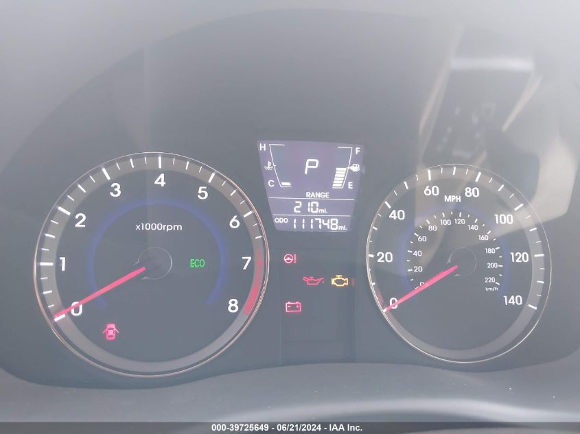 2014 Hyundai Accent Gls VIN: KMHCT4AE3EU686083 Lot: 39725649