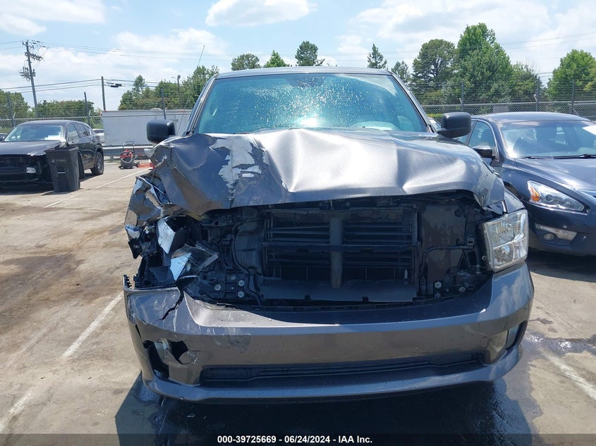 2017 Ram 1500 Express Quad Cab 4X2 6'4 Box VIN: 1C6RR6FT1HS791289 Lot: 39725669