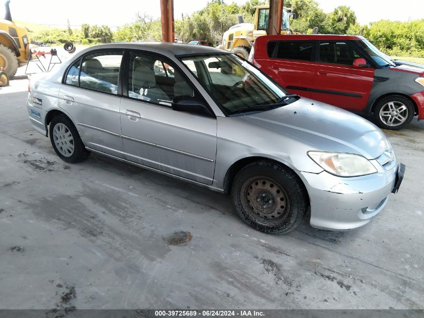 JHMES16555S005150 | 2005 HONDA CIVIC