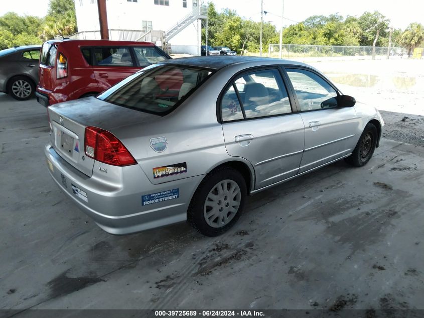 JHMES16555S005150 | 2005 HONDA CIVIC