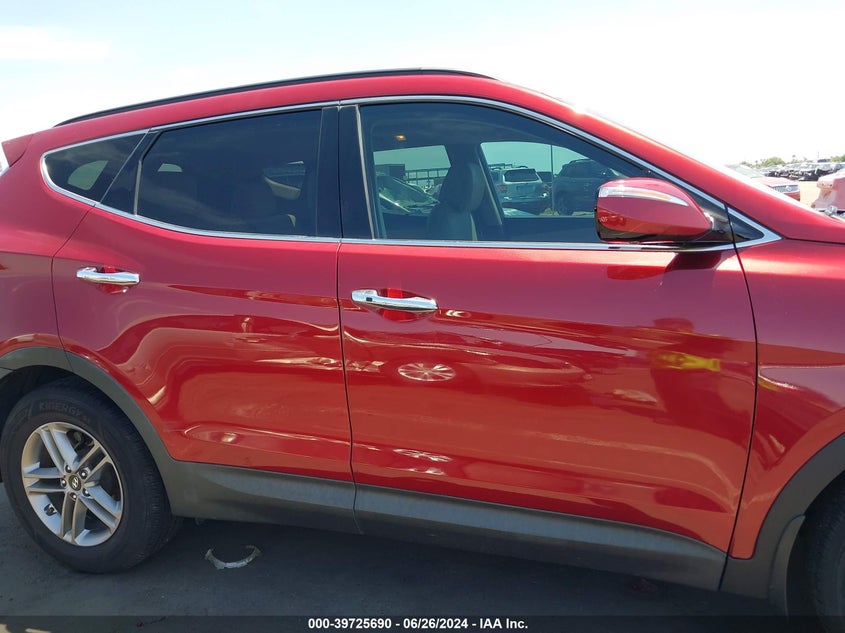 2017 Hyundai Santa Fe Sport 2.4L VIN: 5XYZU3LB3HG497450 Lot: 39725690