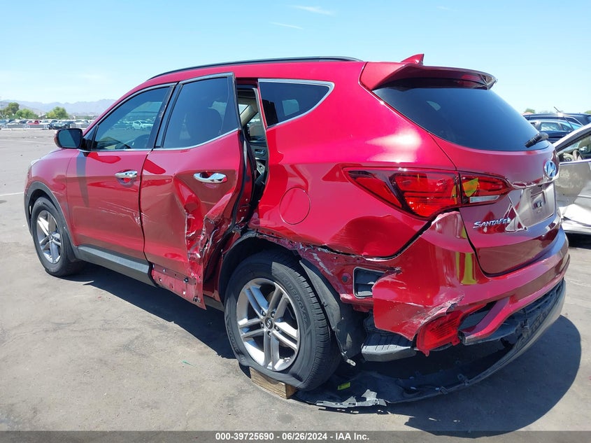 2017 Hyundai Santa Fe Sport 2.4L VIN: 5XYZU3LB3HG497450 Lot: 39725690
