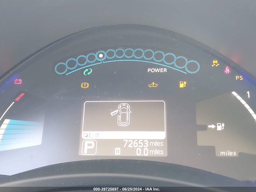 2013 Nissan Leaf S/Sv/Sl VIN: 1N4AZ0CP0DC404719 Lot: 39725697