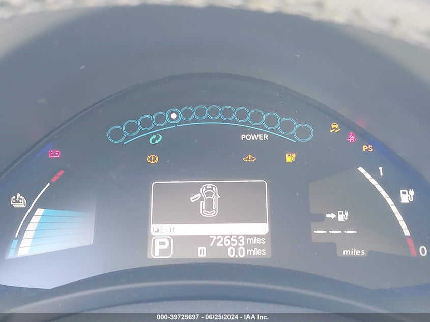 2013 Nissan Leaf S/Sv/Sl VIN: 1N4AZ0CP0DC404719 Lot: 39725697