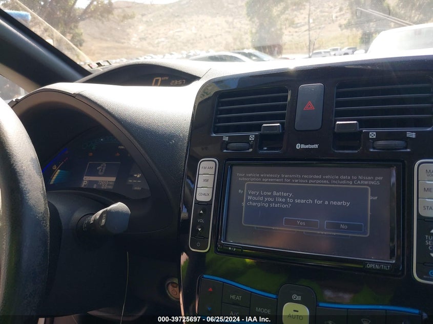 2013 Nissan Leaf S/Sv/Sl VIN: 1N4AZ0CP0DC404719 Lot: 39725697