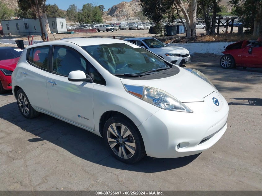 2013 Nissan Leaf S/Sv/Sl VIN: 1N4AZ0CP0DC404719 Lot: 39725697