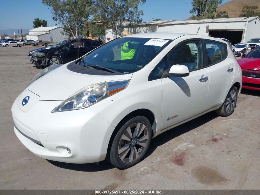 2013 Nissan Leaf S/Sv/Sl VIN: 1N4AZ0CP0DC404719 Lot: 39725697
