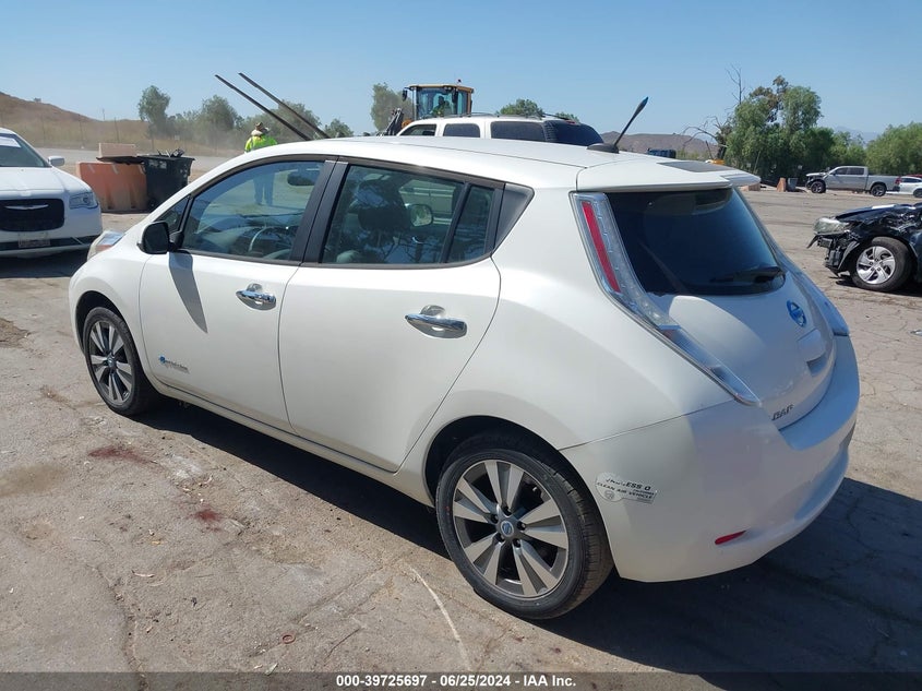 2013 Nissan Leaf S/Sv/Sl VIN: 1N4AZ0CP0DC404719 Lot: 39725697