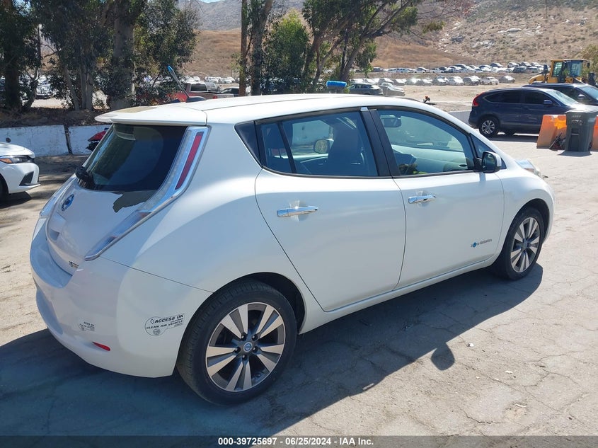 2013 Nissan Leaf S/Sv/Sl VIN: 1N4AZ0CP0DC404719 Lot: 39725697