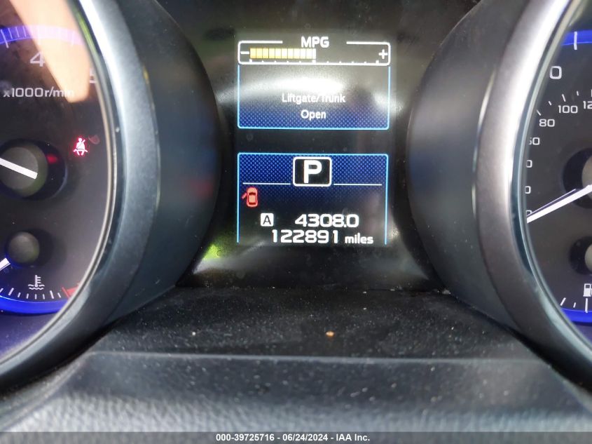 2015 SUBARU OUTBACK 2.5I LIMITED - 4S4BSALCXF3277692