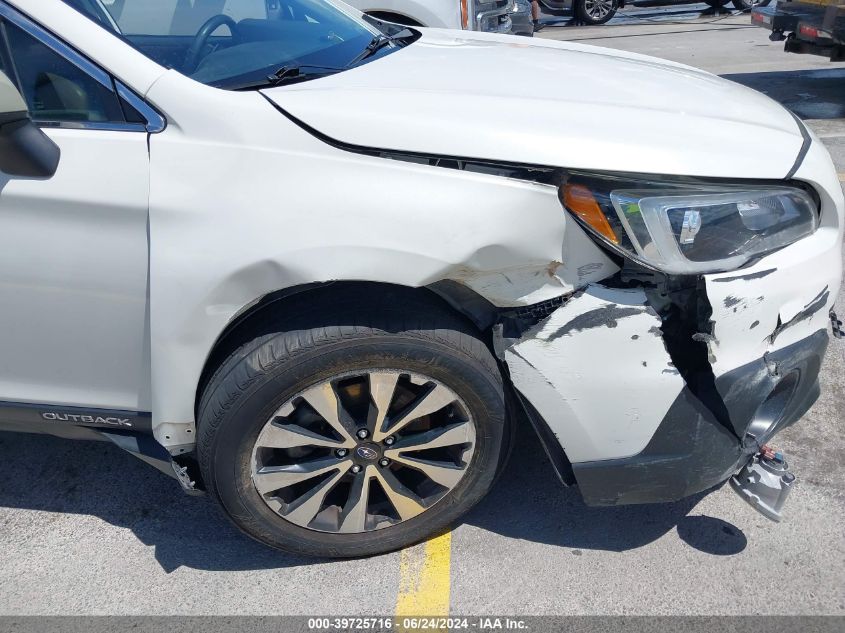2015 SUBARU OUTBACK 2.5I LIMITED - 4S4BSALCXF3277692